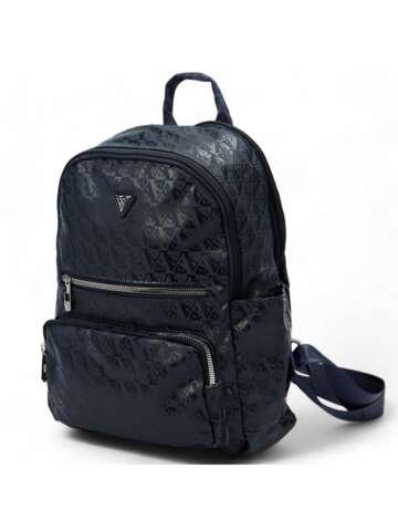 Damski plecak eko granatowy Sergio Valentini 7172# na ramię i szelki