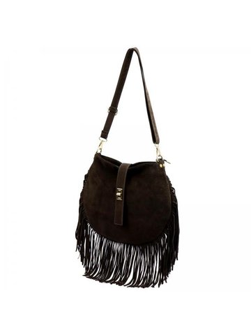 Damska Torebka Skórzana Camilla PREMIUM 10.001 ciemny brąz