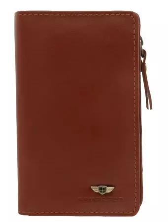 Duży, skórzany portfel damski z systemem RFID — Peterson