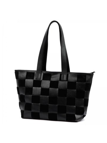 Damska Torebka Skórzana A4 Luka 25-080 czarny