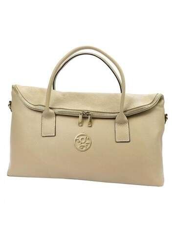 Torebka Skórzana Gregorio 1723 DOLLARO Listonoszka Shopperbag Duża Ciemny Beż