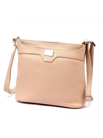 Damska Torebka Skórzana Luka 20-076 DOLLARO pudrowy róż