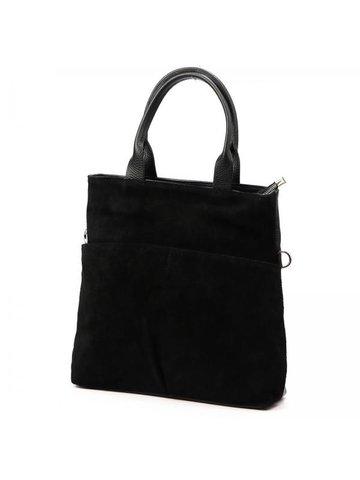 Damska Torebka Skórzana A4 Luka 26-066 czarny