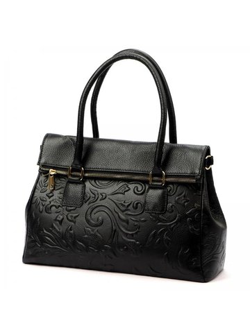 Damska Torebka Skórzana Luka 20-054 MN DOLLARO czarny