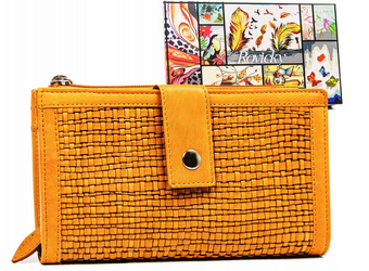 Duży portfel damski ze skóry naturalnej Rovicky