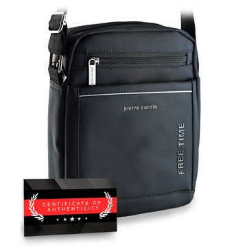 Pierre Cardin 2051 ALAN09 czarna saszetka męska na ramię sportowa casual Certyfikat