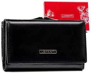 Pojemny poziomy portfel damski ze skóry naturalnej Lorenti