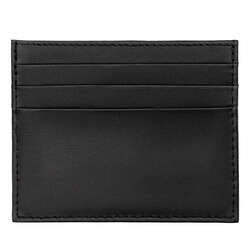 Skórzane etui na karty i dokumenty w czarnym kolorze