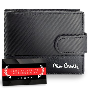 Portfel Pierre Cardin skórzany męski Carbon RFID | elegancja i funkcjonalność
