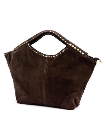 Damska Torebka Skórzana Camilla PREMIUM 10.003 ciemny brąz