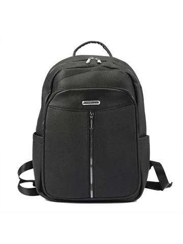 Plecak Coveri World CW1965Z Czarny Duży z Poliestru z Kieszeniami Eko Skóra