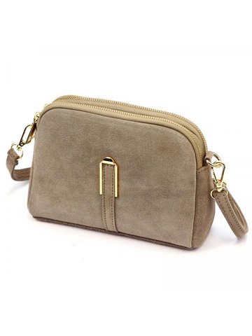 Damska Torebka Skórzana Luka 25-084 mokka