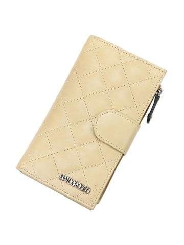 Portfel Damski Skórzany Mato Grosso Beżowy Duży Pionowy z Zabezpieczeniem RFID 0746-06