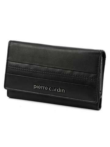 Portfel damski skórzany czarny Pierre Cardin TILAK130 455 z RFID Secure