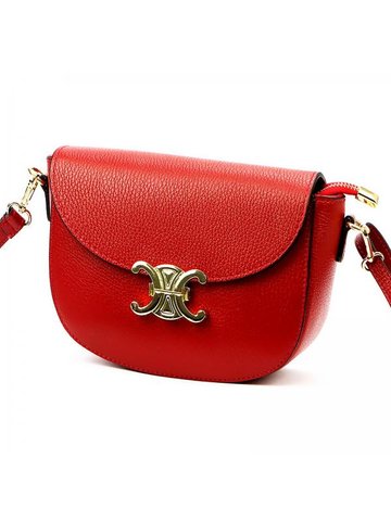 Damska Torebka Skórzana Luka 20-065 DOLLARO czerwony