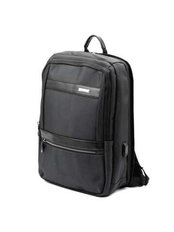 Plecak popielaty unisex B.Cavalli BC1325 duży miejski na szelkach A4