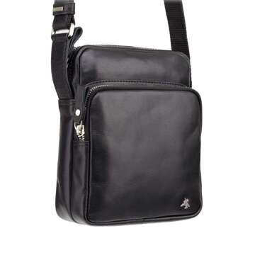 Saszetka męska z naturalnej skóry Visconti Riley ML40 - elegancki dodatek dla każdego mężczyzny