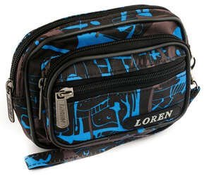 Rewelacyjna poręczna męska saszetka wykonana z trwałego materiału Loren