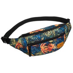 Modna saszetka na biodra lub przez ramię zamykana suwakiem - Rovicky