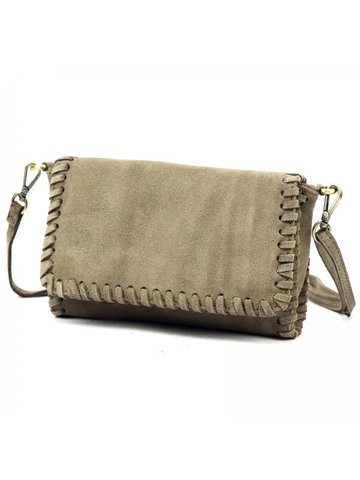 Damska Torebka Skórzana Luka 25-028 mokka