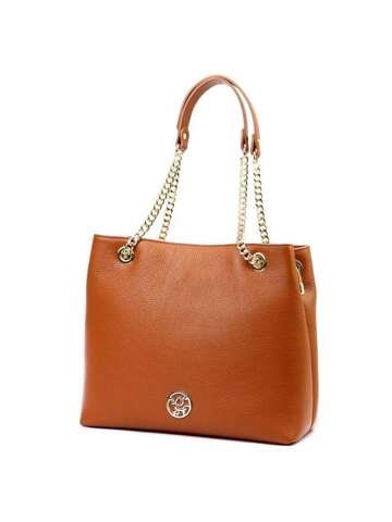 Damska Torebka Skórzana A4 Gregorio 1721 DOLLARO Camel na Ramię i do Ręki