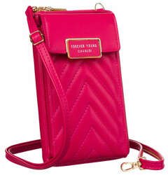 Damska mini torebka-portfel ze skóry ekologicznej 4U Cavaldi