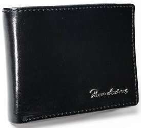 Skórzany portfel męski w wersji poziomej z membraną RFID Stop Pierre