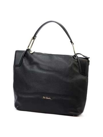 Damska Torebka Skórzana Czarna Na Ramię A4 Pierre Cardin 55092 FRZ DOLLARO