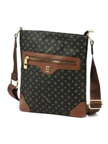 Damska Torebka ekologiczna BRICIOLE 4124# czarny + brąz