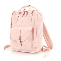 Wodoodporny plecak miejski w różowym kolorze zamykany suwakiem - Himawari
