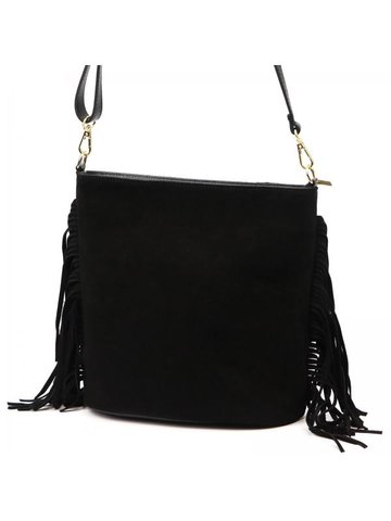 Damska Torebka Skórzana Luka 26-030 czarny