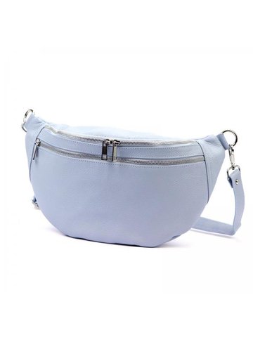 Damska Torebka Skórzana Luka 24-017 DOLLARO błękitny