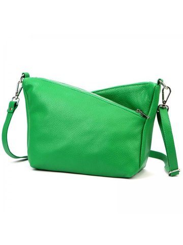 Damska Torebka Skórzana Luka 24-051 DOLLARO zielony