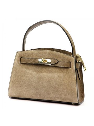 Damska Torebka Skórzana Luka 24-086 taupe