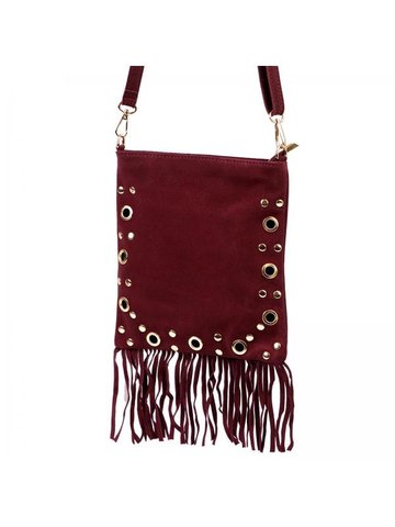 Damska Torebka Skórzana Luka 25-037 bordo