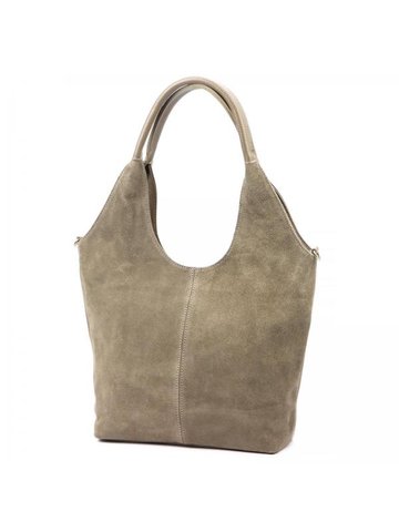 Damska Torebka Skórzana A4 Luka 26-013 taupe