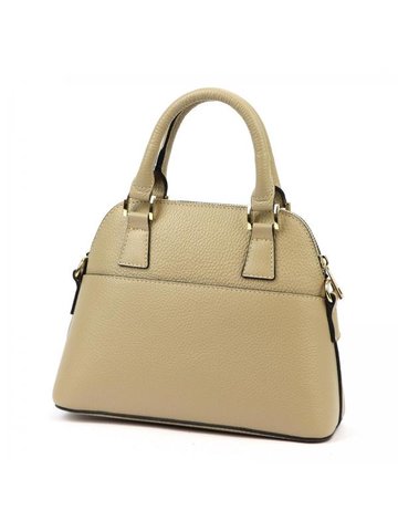 Damska Torebka Skórzana Luka 24-094 DOLLARO ciemny beż